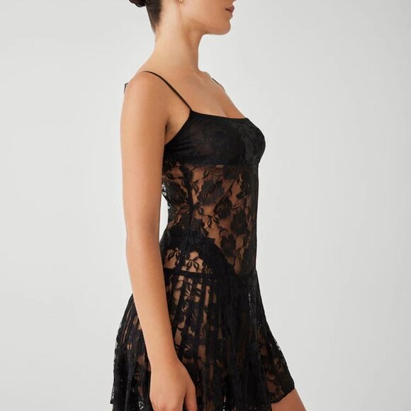 Frankie's Bikinis Dresses & Skirts - Frankie's Bikinis Carlotta Lace Mini Dress